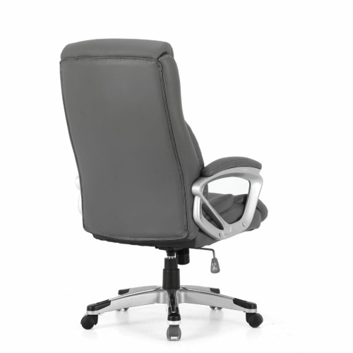 Кресло руководителя Brabix Premium Level EX-527 кожа, серое 531937 фото 2